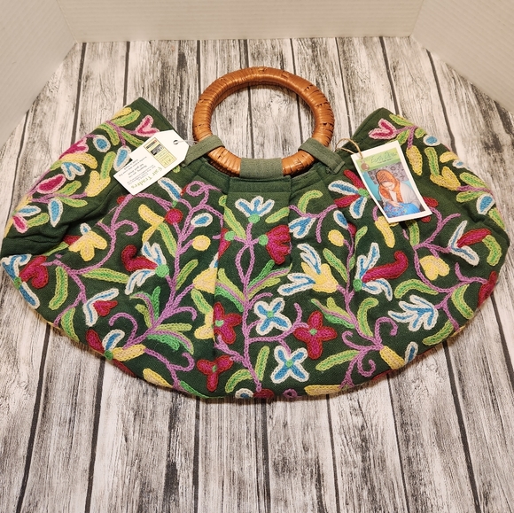 Fair Trade Accessories - Fair‎ trade tapestry bag Reversible